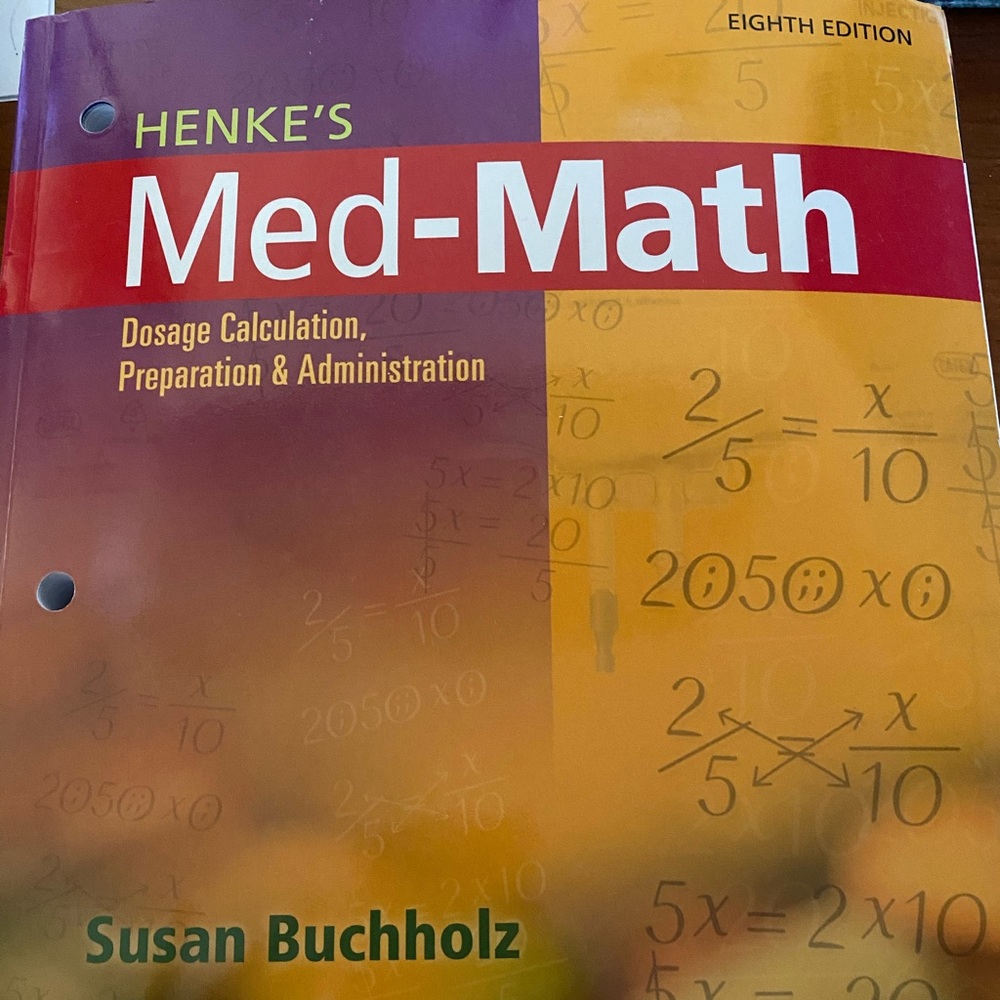 Henkes Med math textbook